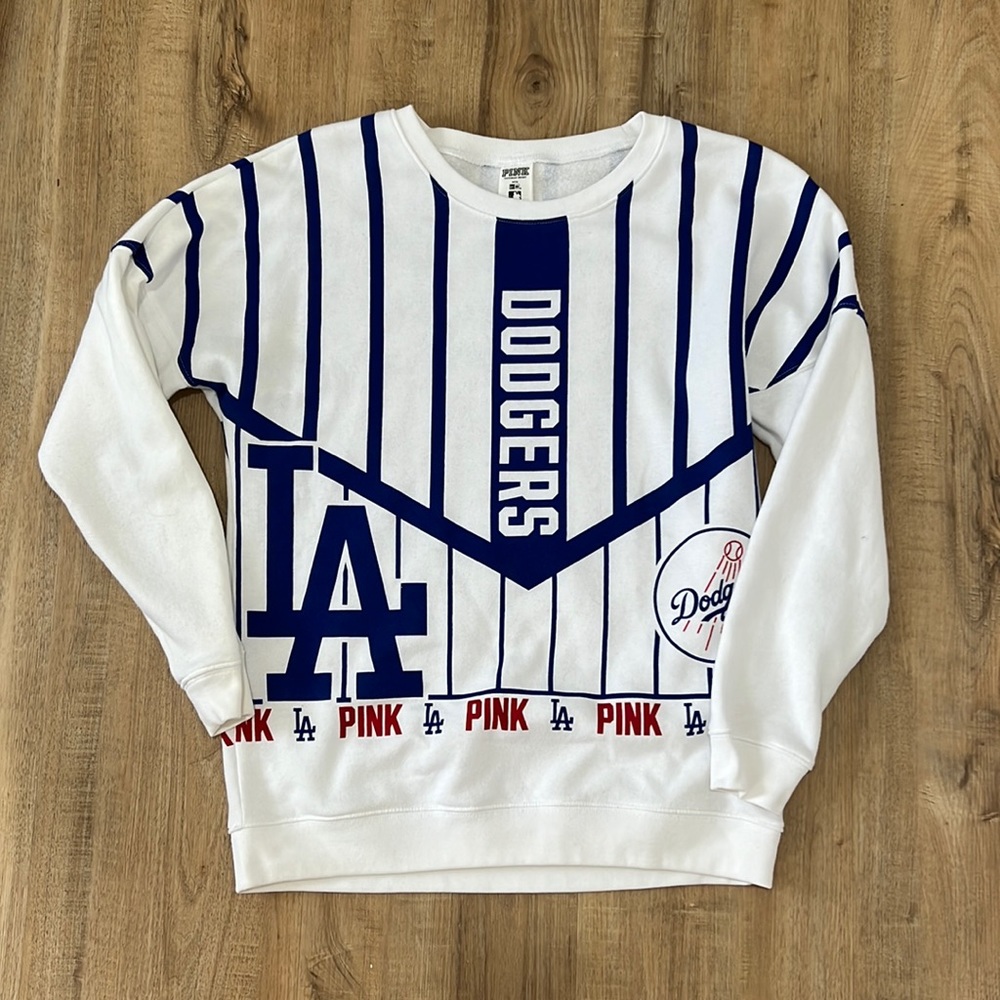 Victoria secrets PINK Dodger pull over sweater